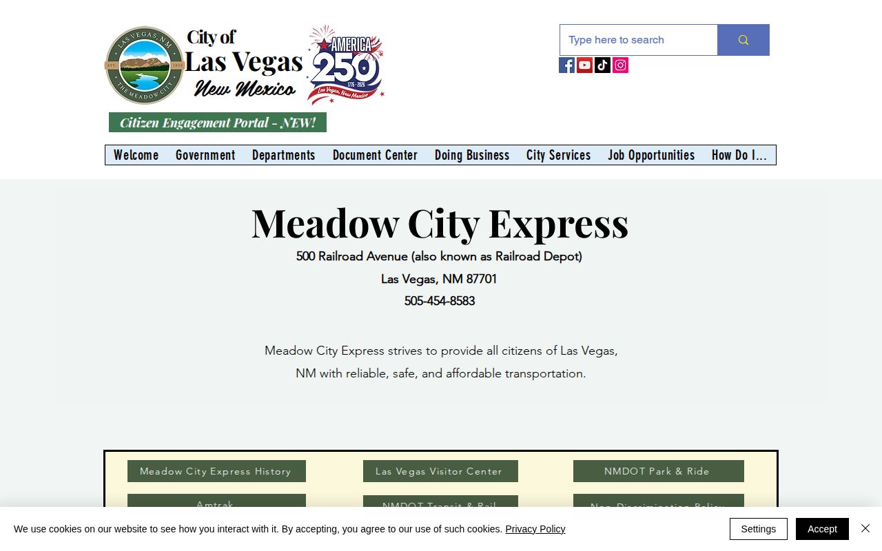 Meadow City Express information for travel after a Mora County 72-hour release