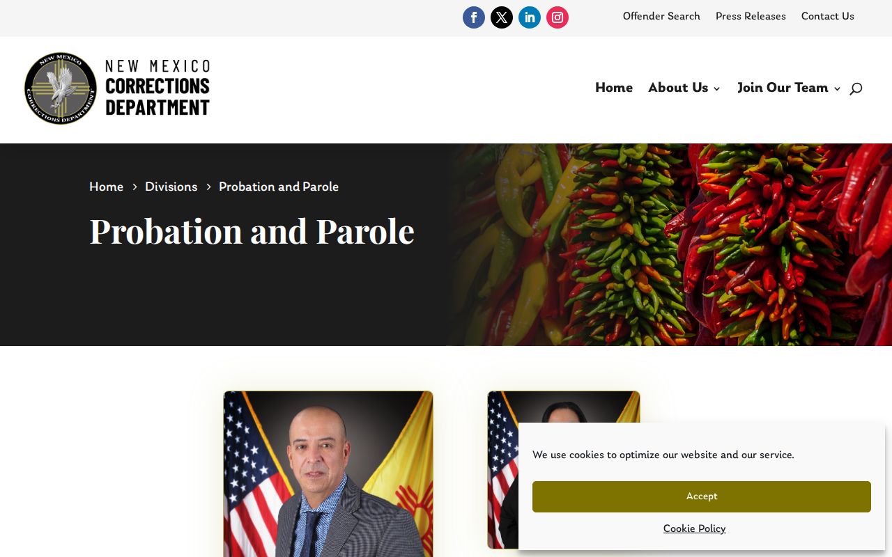 Mora County parole and probation division supervision information